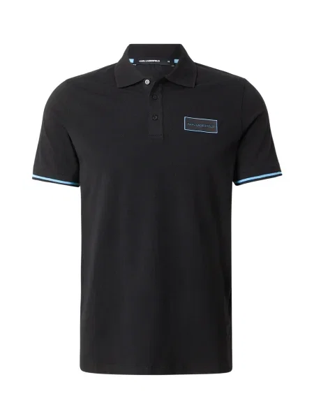 Karl Lagerfeld Tricou azur negru