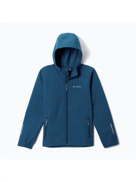 Gyerek softshell dzseki Columbia Ascender Hooded Softshell phoenix blue. Méret: M kék