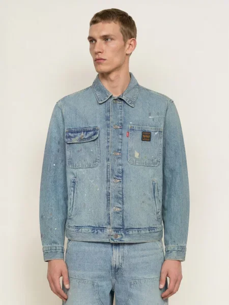 Levi's® Džínová Bunda Sunrise Trucker 31 med indigo worn in