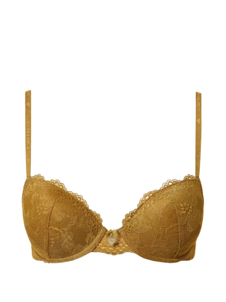 Sutien Twinset din dantelă maro