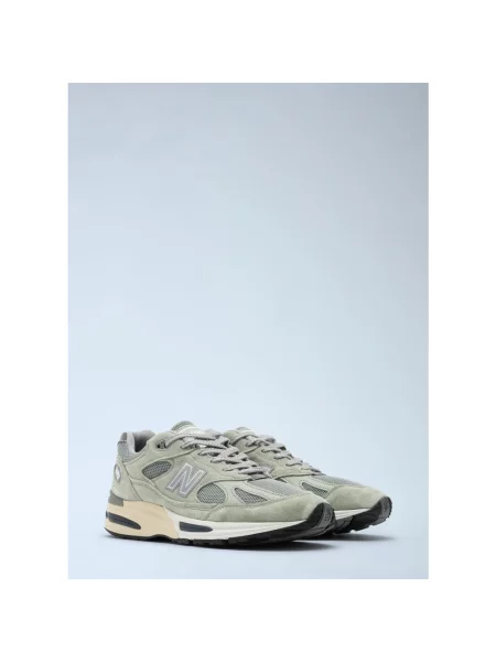 Sneakersy New Balance zamszowe zielone
