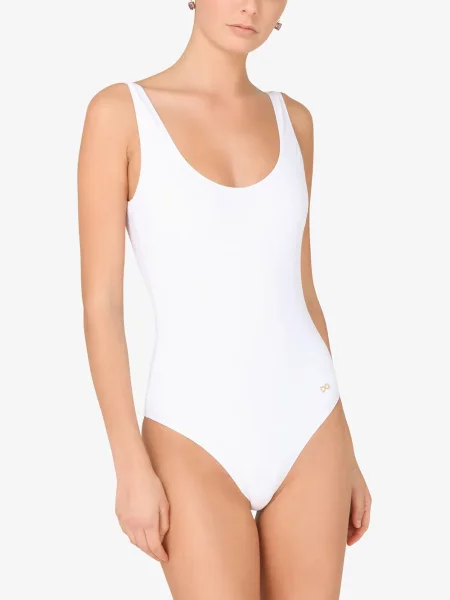 Maudymosi kostiumėlis Dolce & Gabbana balta