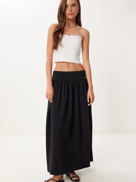 Happiness İstanbul Fustă negru