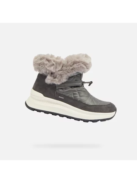 Čevlji do gležnjev Geox siva