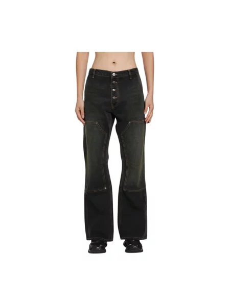 Szerokie jeansy Off-white białe