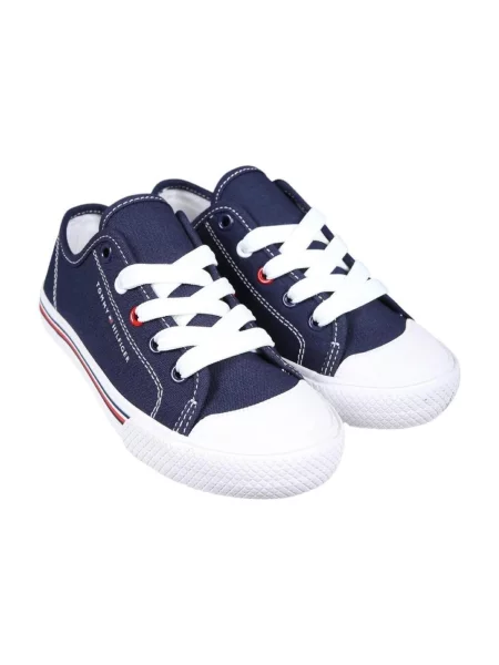 Pantofi Tommy Hilfiger cu șireturi din dantelă albastru