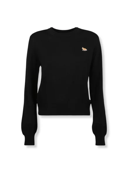 Sweter dziecięcy Maison Kitsune czarny