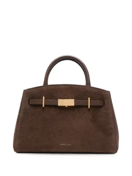 Geantă shopper Demellier maro