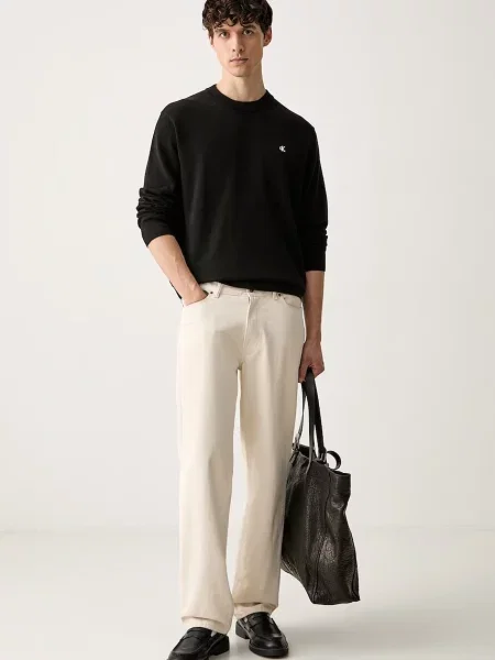 Calvin Klein Jeans sveter pánsky čierna