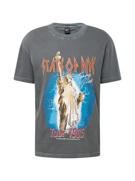 Tommy Jeans Tricou STATE OF NYC gri
