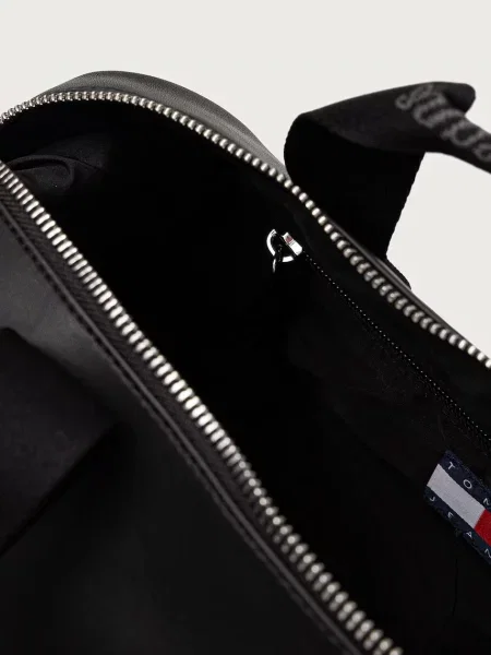 Tommy Jeans чанта crossbody дамска от имитация на кожа черно