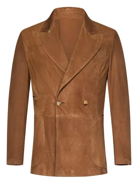 Велурено яке Franzese Collection кафяво