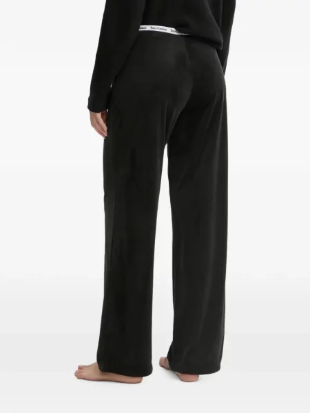 Pidžama Juicy Couture s autogramom crna