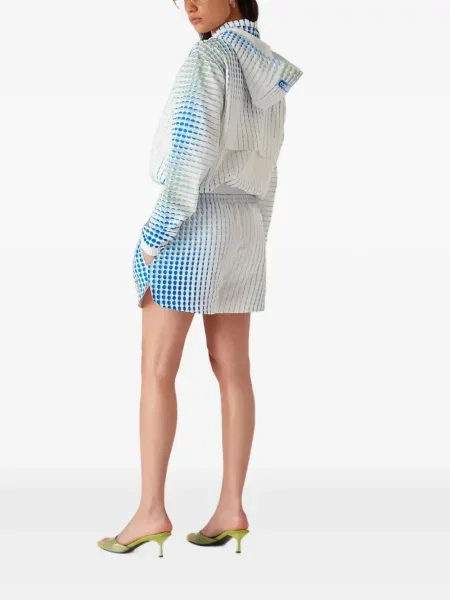 Kurtka Casablanca z kapturem biała