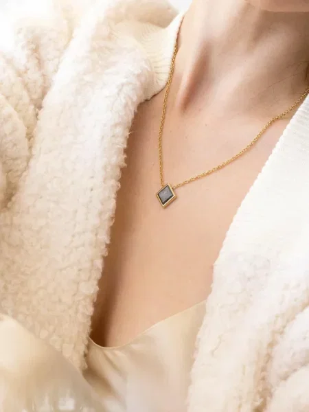 Naszyjnik Nimo With Love żółty