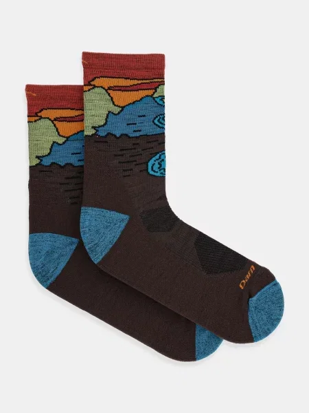 Nogavice s primesjo volne Darn Tough rjava