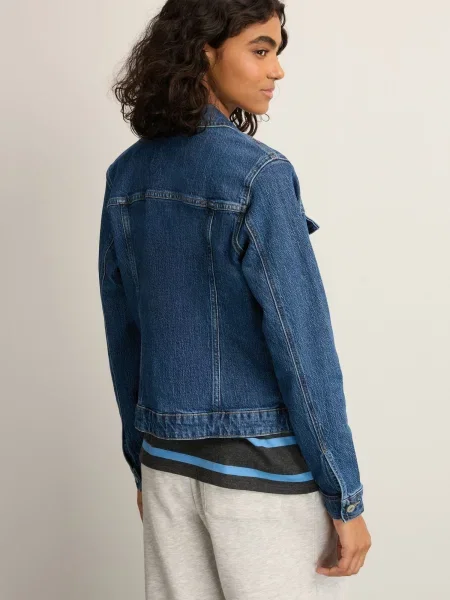 Next Geacă de primăvară-toamnă închis albastru