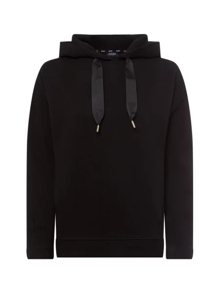 JOOP! sweter z kapturem Kobiety jednolity 38 czarny