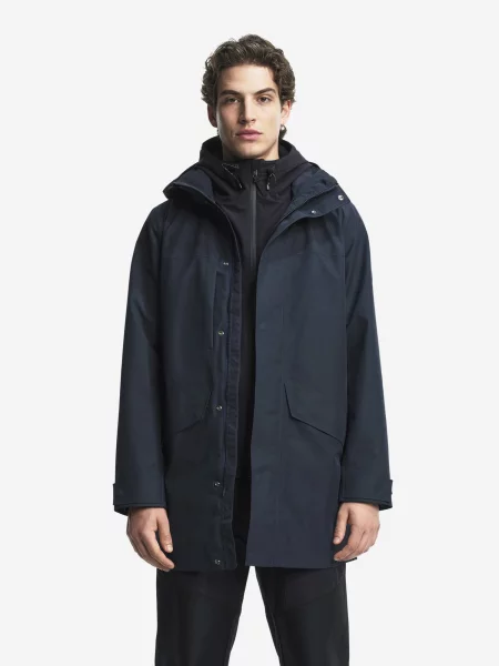 AIGLE Přechodová parka GORE-TEX námořnická modř