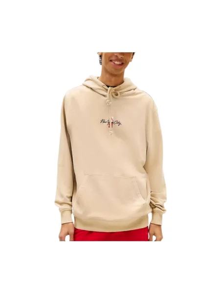 Bluza Tommy Hilfiger frotte beżowa