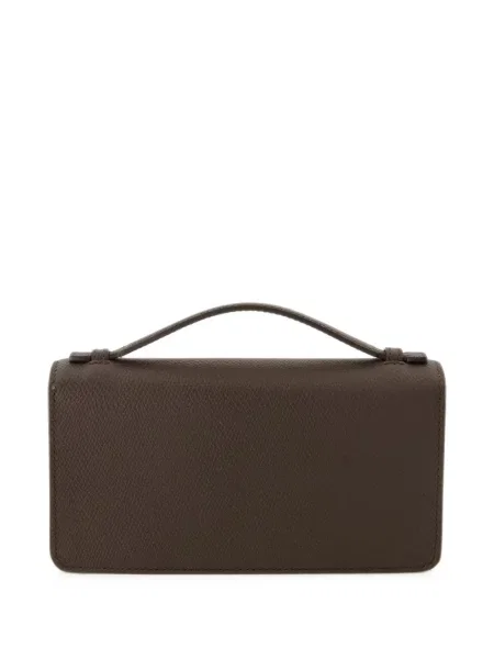 Geantă shopper Valentino Garavani maro