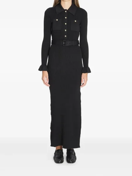 Rochie maxi Self-portrait de costum negru