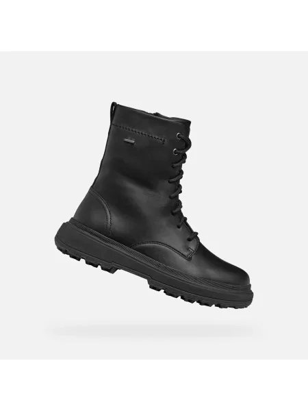 Kotníkové boty Geox černé