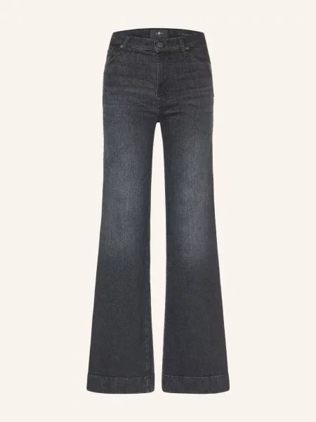 7 For All Mankind Bootcut Džíny Modern Dojo blackout