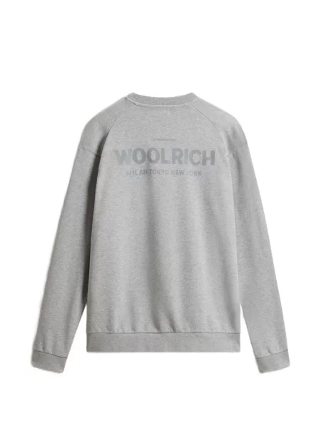 Džemperis Woolrich su autografu pilka
