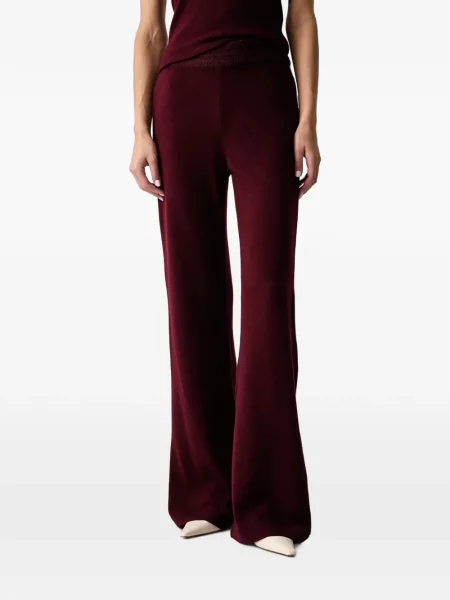 Pantaloni Ermanno Scervino tricotate roșu