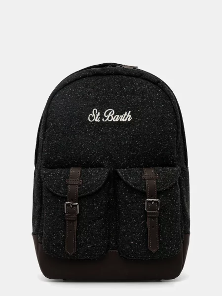 Nahrbtnik iz volnene mešanice Saint Barth zelena