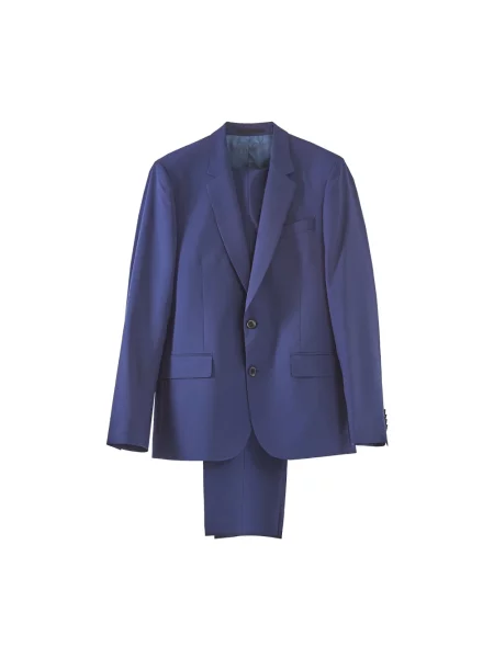 Garnitur Paul Smith wełniany niebieski