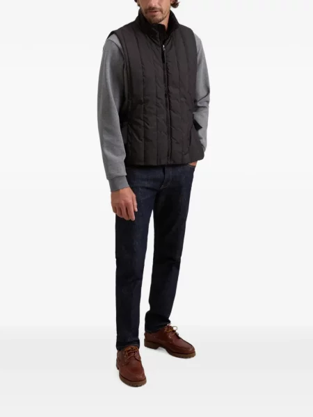 Vestă Woolrich din microfibră negru