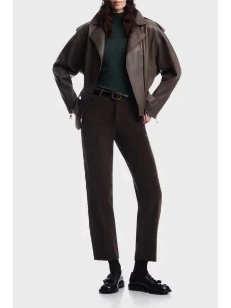 Штани Emporio Armani коричневі