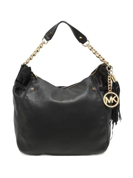 Torebka skórzana Michael Michael Kors skórzana czarna