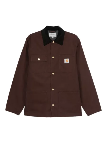 Geacă Carhartt Wip de catifea cord maro