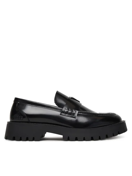 Pantofi loafer Guess negru
