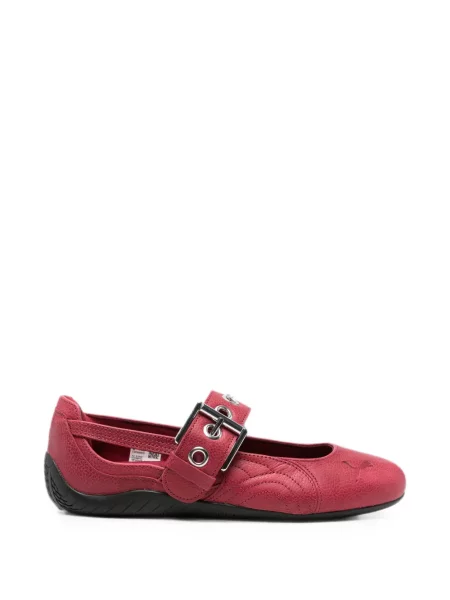 Sneakerși Puma cu cataramă roșu