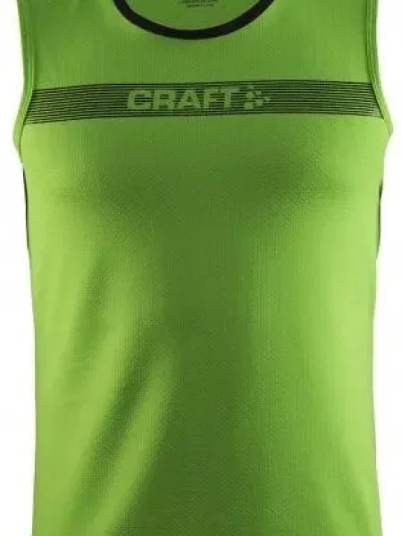 Sportowa koszulka bez rękawów Craft Pulse Jersey Shout Green zielona