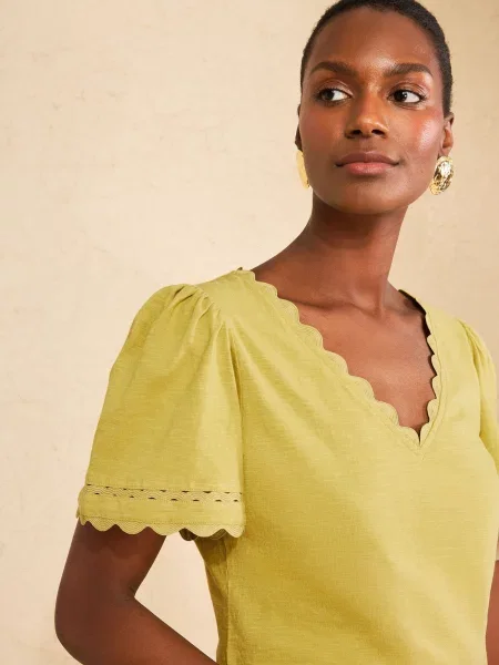 Love & roses Tricou pastel verde