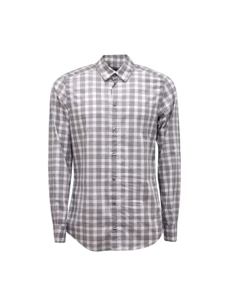 Koszula Dolce And Gabbana popelinowa szara
