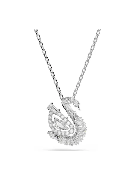 Naszyjnik Swarovski szary