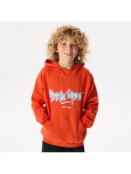Reserved oversize mikina červená
