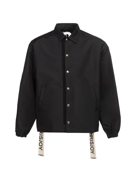 Košilová bunda Khrisjoy s vázáním černý