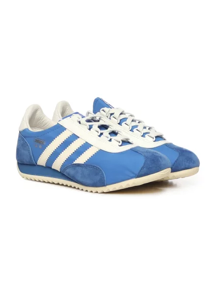 Sneakersy Adidas Originals skórzane niebieskie
