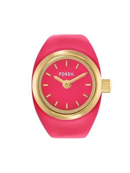 Fossil Hodinky Watch Ring ružová