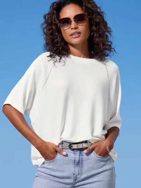 VIVANCE Tricou alb