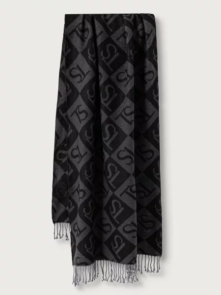 Twinset fular pentru femei gri