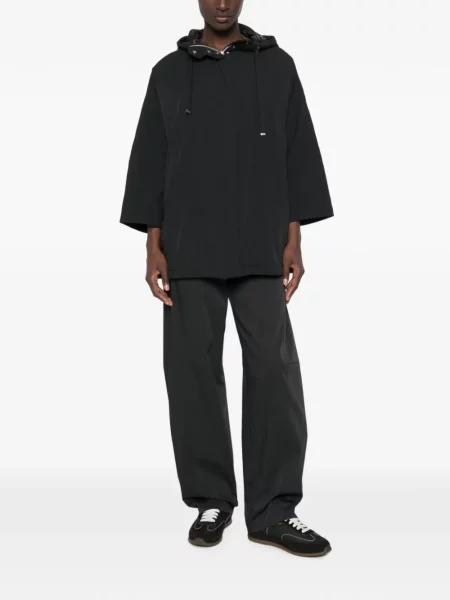 Cu centură pantaloni Herno negru
