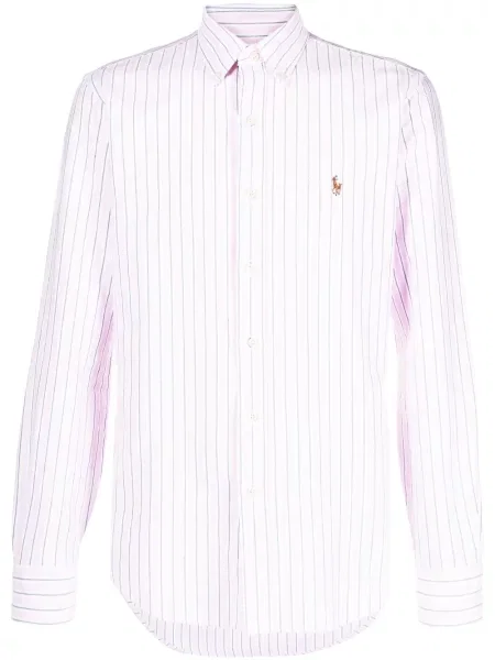 Cămașă Polo Ralph Lauren în carouri cu imagine roz